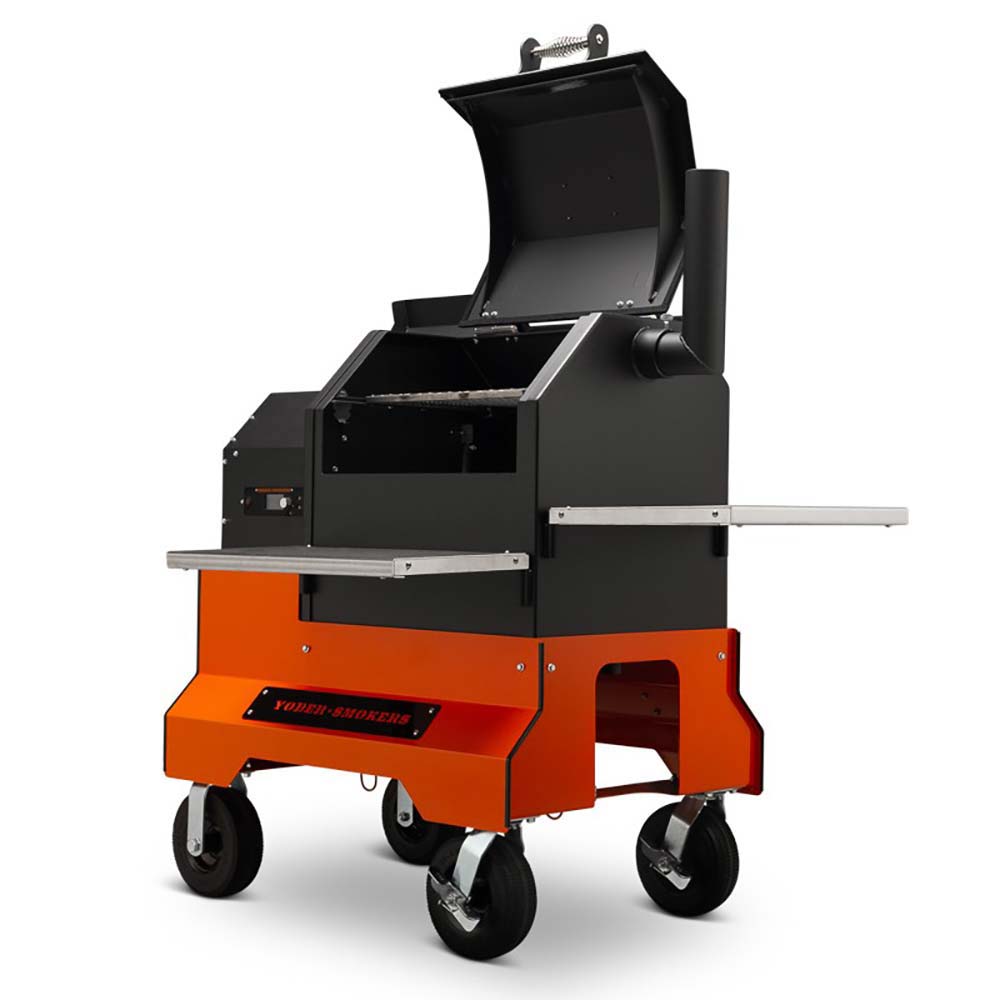 Yoder Smokers YS640S Pellet Grill Cart BLACK Smokin