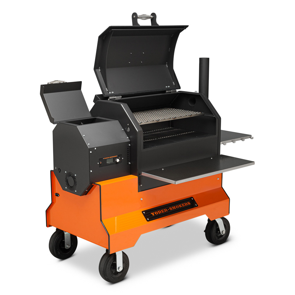 Yoder Smokers YS640S Pellet Grill w/Comp Cart - SILVER - Image 5