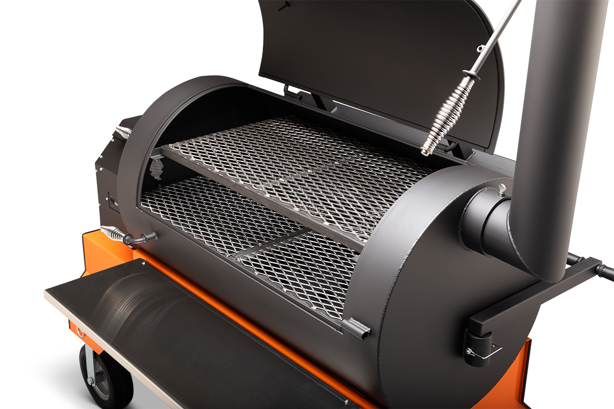 Yoder Smokers YS 1500S Competition Pellet Grill Orange Smokin' Deal BBQ