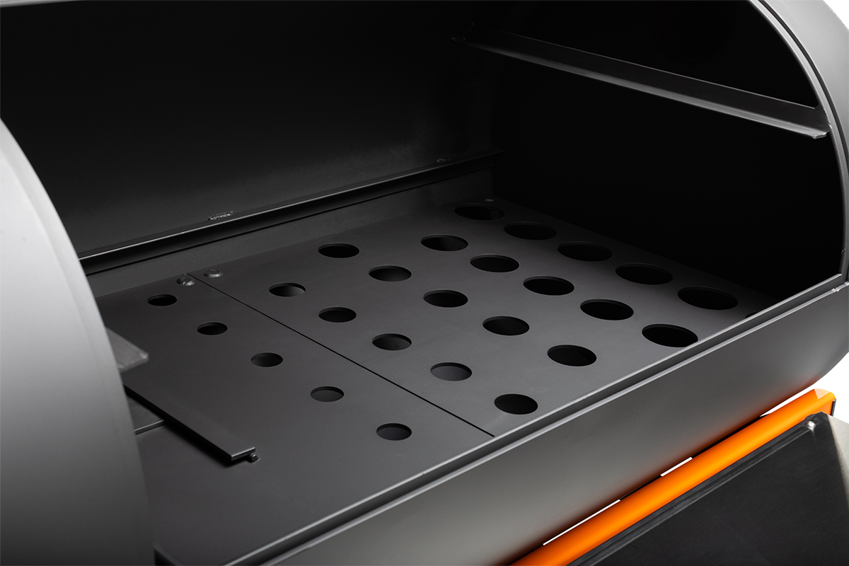 Yoder Smokers YS 1500S Competition Pellet Grill Orange Smokin' Deal BBQ