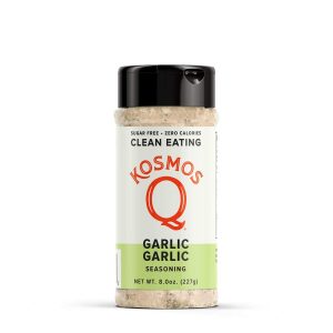 Kosmos Q Garlic Garlic Seasoning Clean Eating Seasoning 8.0oz.