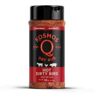 Kosmos Q HOT Dirty Bird Rub - 11 oz.