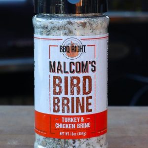 How to BBQ Right - Malcom's Bird Brine - Turkey and Chicken Brine - 16 oz.