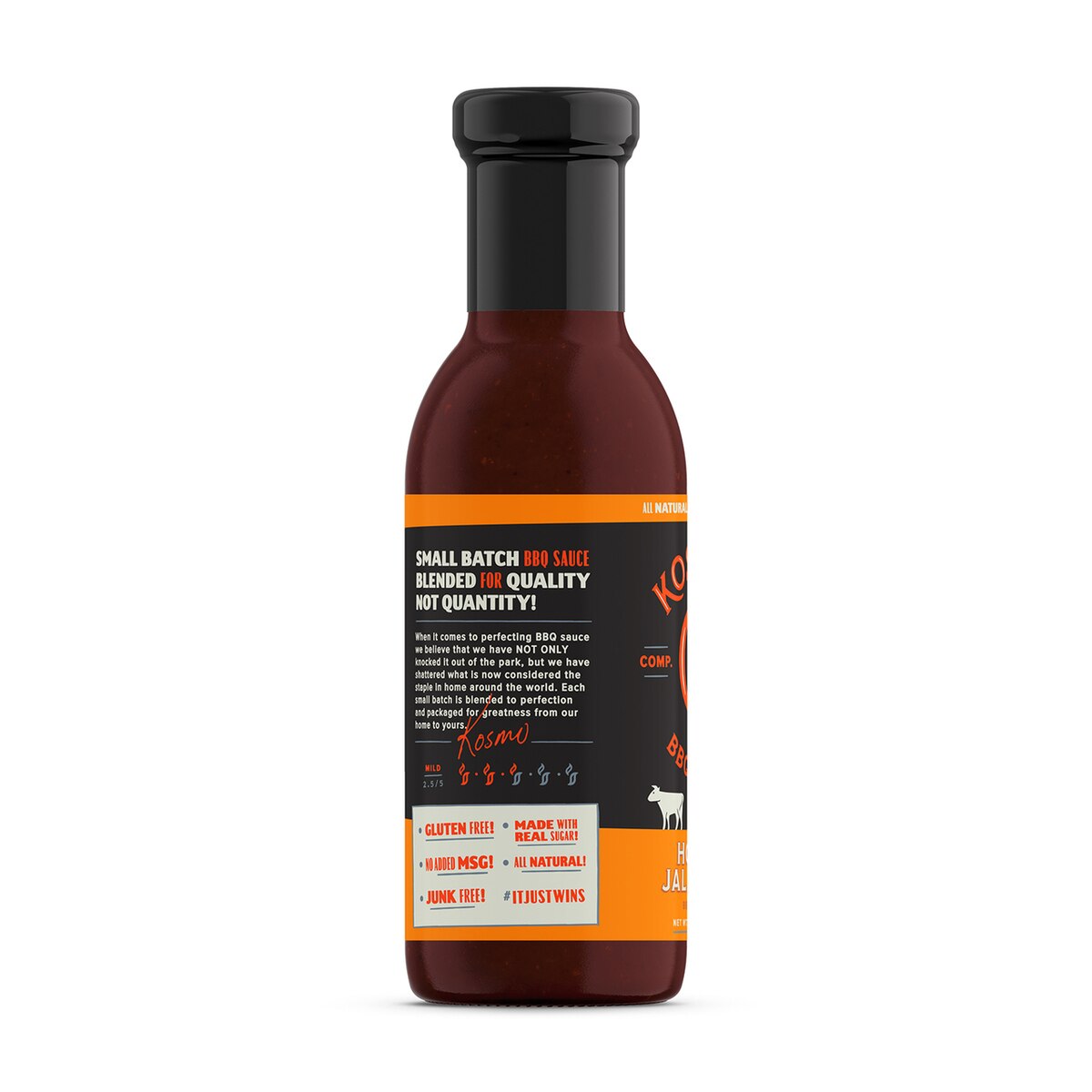 Kosmos Honey Jalapeño BBQ Sauce 15.5 oz. - Image 2