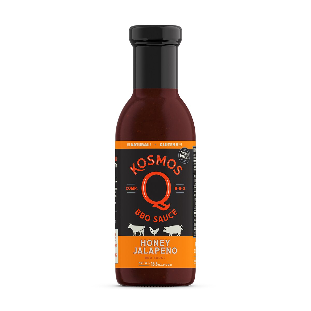 Kosmos Honey Jalapeño BBQ Sauce 15.5 oz.
