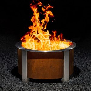 Breeo X Series 24 Smokeless Fire Pit - Corten