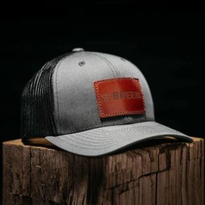 Breeo Trucker Hat - Gray with Black Mesh