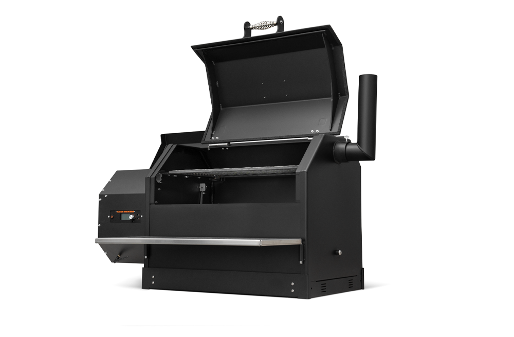 Yoder Smokers YS640s Built-In Pellet Grill with ACS, LH with SS Front Shelf, Valance and Grease Drai - Image 5