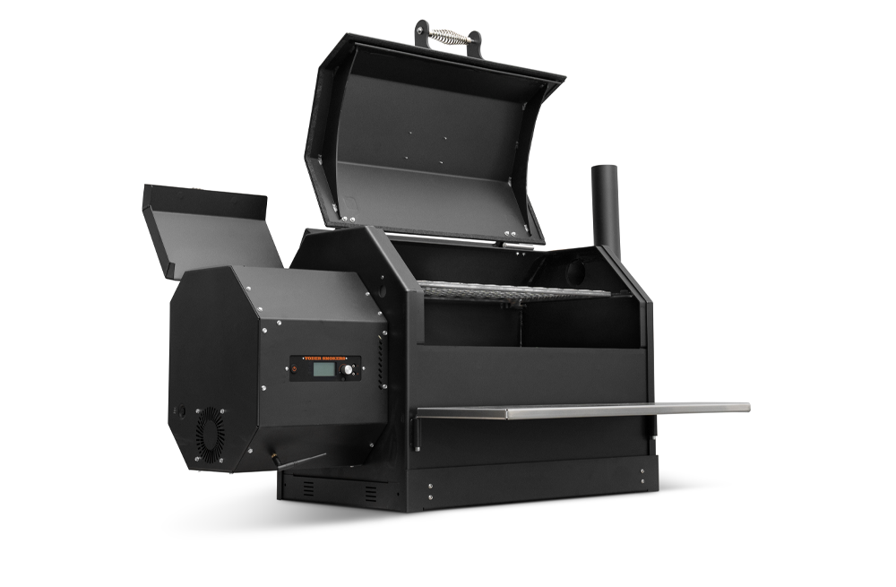 Yoder Smokers YS640s Built-In Pellet Grill with ACS, LH with SS Front Shelf, Valance and Grease Drai - Image 18