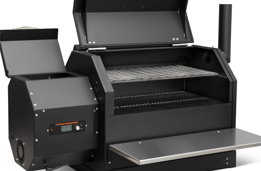 Yoder Smokers YS640s Built-In Pellet Grill with ACS, LH with SS Front Shelf, Valance and Grease Drai - Image 19