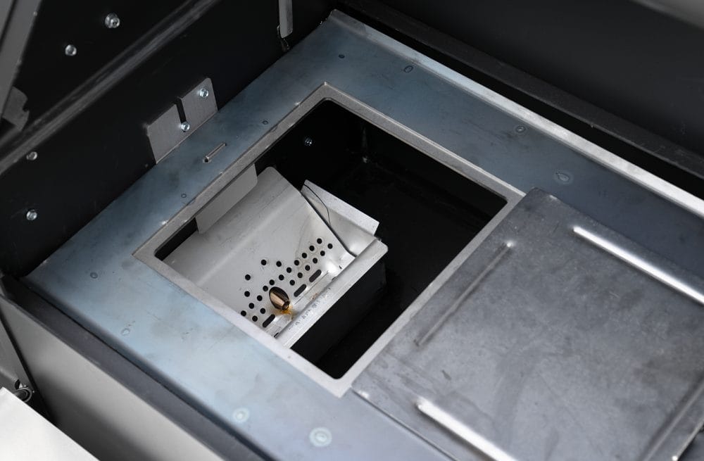 Yoder Smokers YS640s Built-In Pellet Grill with ACS, LH with SS Front Shelf, Valance and Grease Drai - Image 26