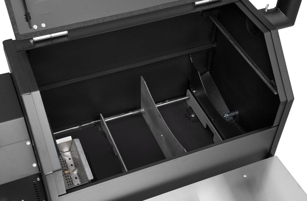 Yoder Smokers YS640s Built-In Pellet Grill with ACS, LH with SS Front Shelf, Valance and Grease Drai - Image 28