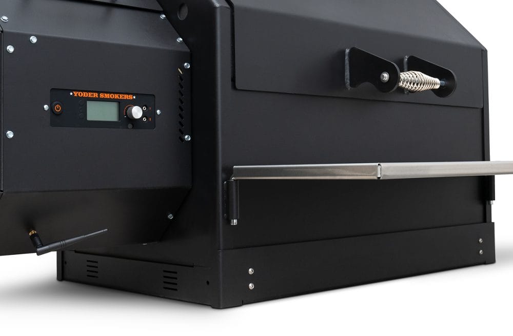 Yoder Smokers YS640s Built-In Pellet Grill with ACS, LH with SS Front Shelf, Valance and Grease Drai - Image 34