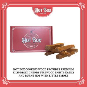 6" Box of Premium Cherry Pizza Oven Mini-Cut Wood