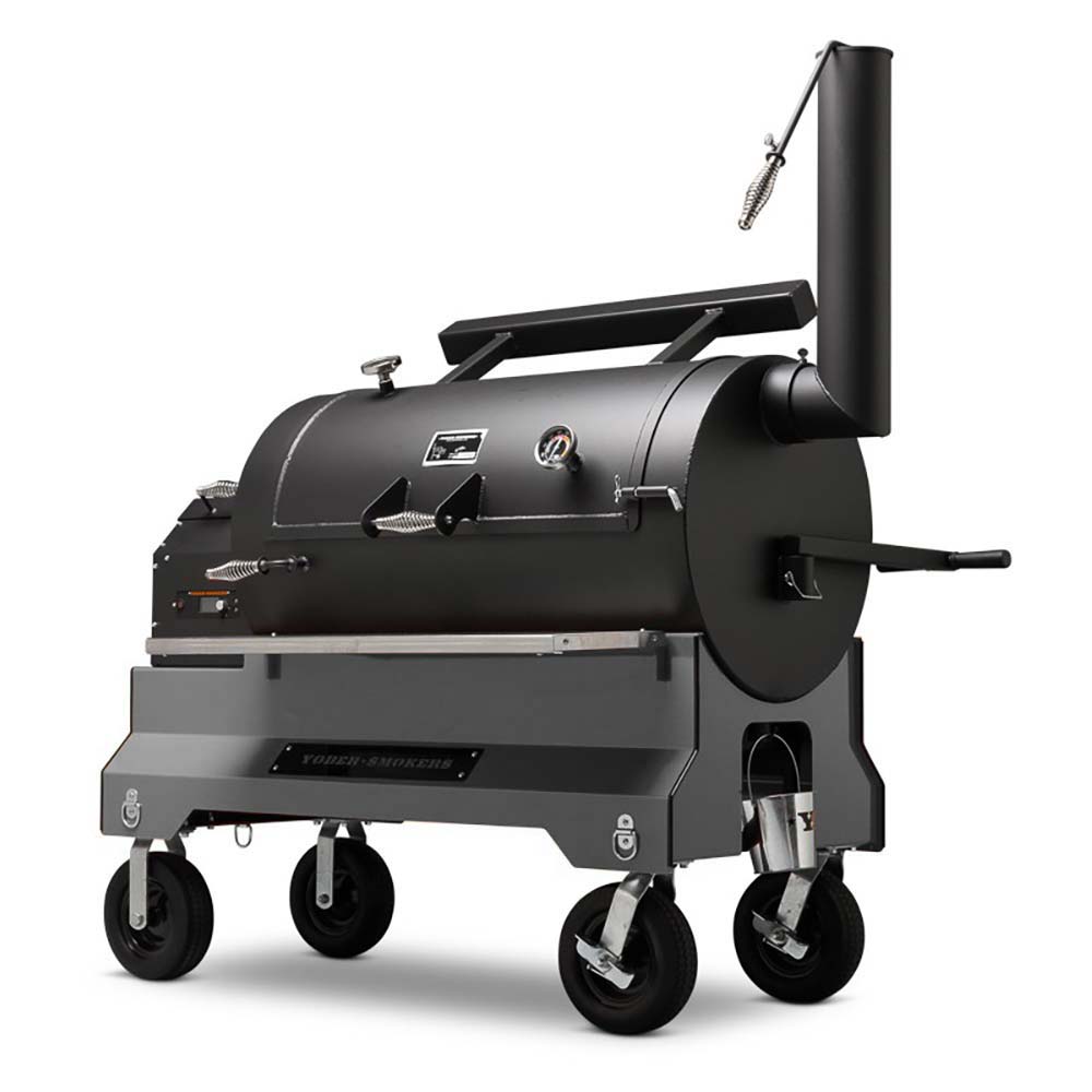 Yoder Smokers YS 1500S Competition Pellet Grill - SILVER