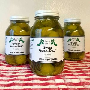 Jan's Sweet, Garlic, Dill Pickles - 32 oz.