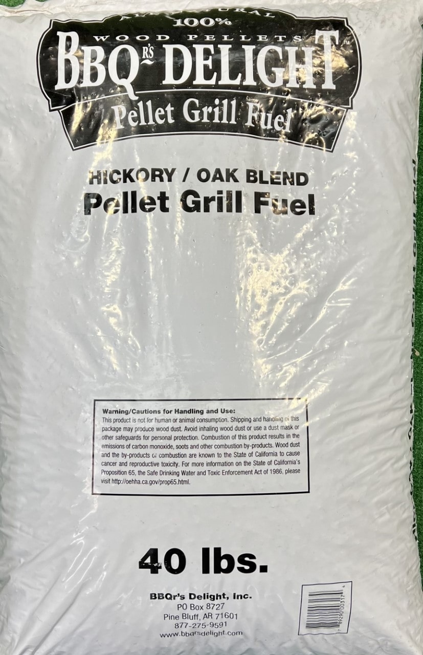 BBQr's Delight Hickory Pellets - 40 lb. bag
