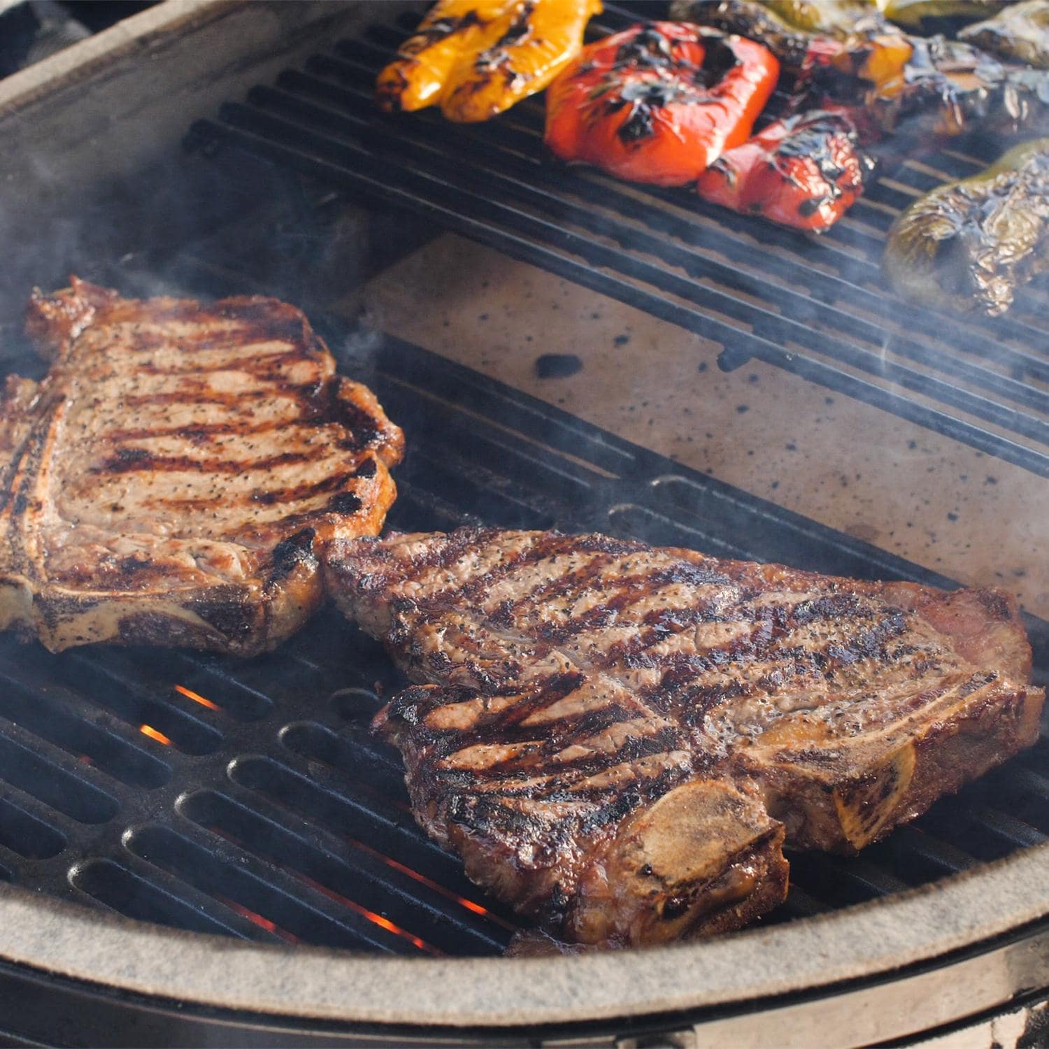 Primo Half Moon Cast Iron Searing Grate for Oval XL 400 - Image 2