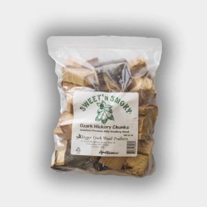 Chigger Creek Sweet 'N Smoky All Natural Ozark Hickory Wood Smoking Chunks