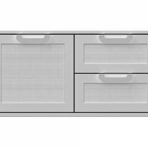Hestan 42" Steeleto Outdoor Combo Storage Door And Double Drawer