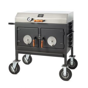 Pitts and Spitts Adjustable Charcoal Grill 24 x 36 (Flat Top)
