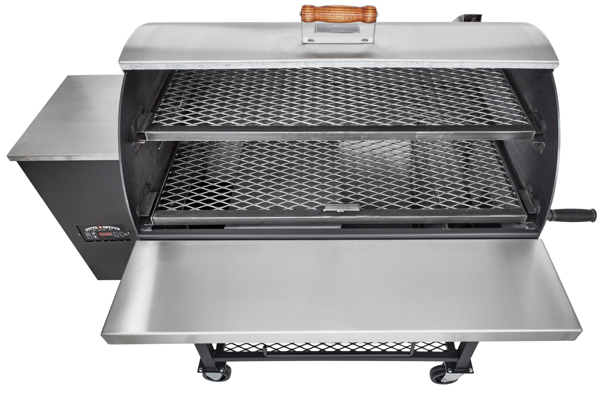 Pitts & Spitts Maverick 1250 Pellet Grill w/ 8” Wheel Upgrade - Image 2