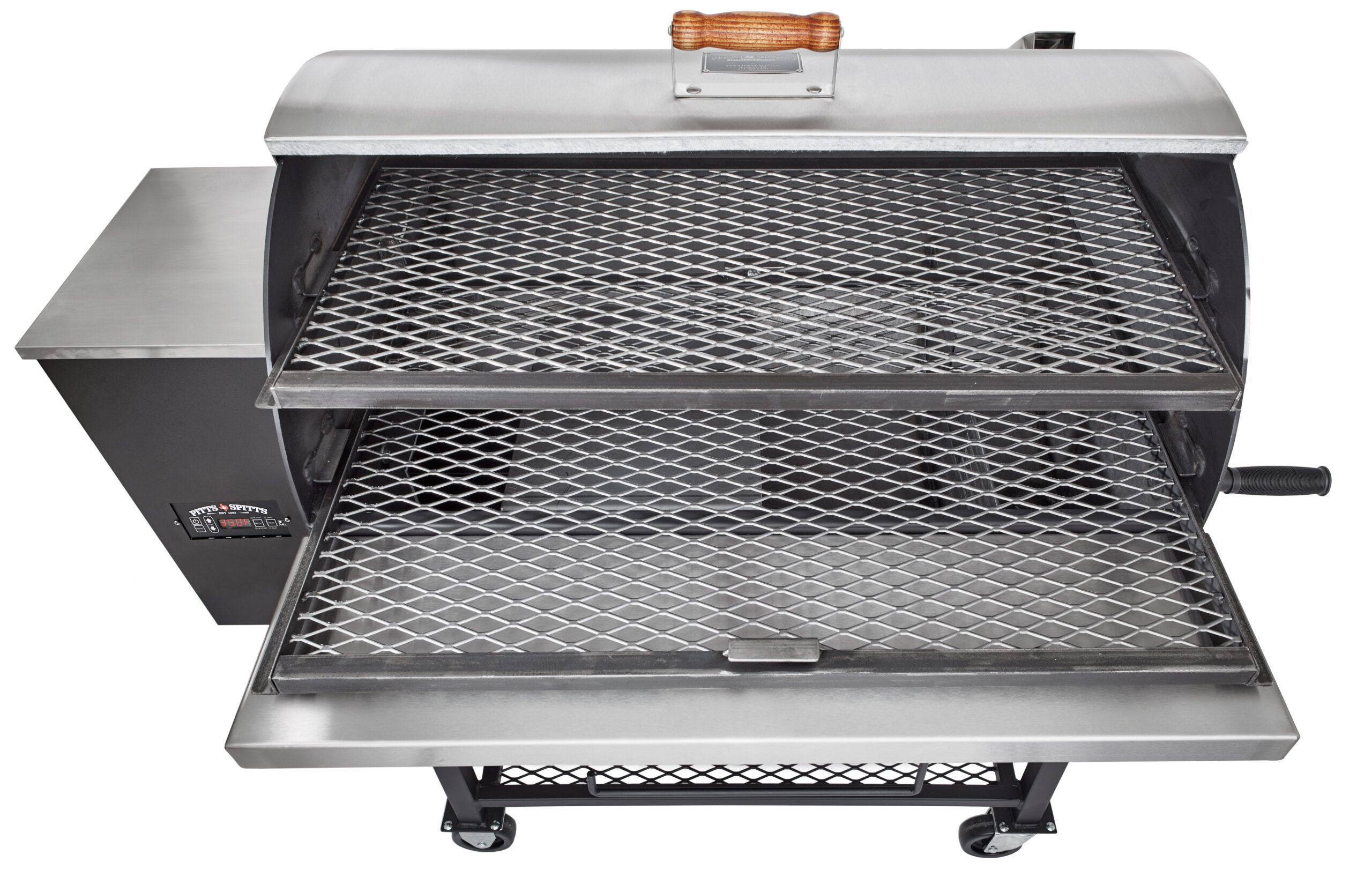 Pitts & Spitts Maverick 1250 Pellet Grill w/ 8” Wheel Upgrade - Image 3