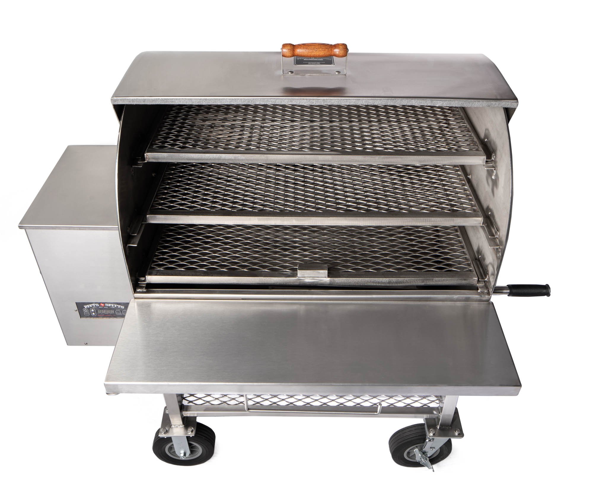Pitts and Spitts Maverick Stainless Steel 2000 Wood Pellet Grill - Image 3