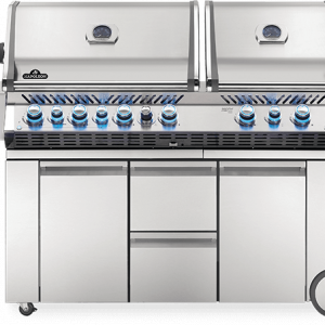 Napoleon PRESTIGE PRO 825RSBI, LP Gas with Power Side Burner, Infrared Rear and Bottom Burners
