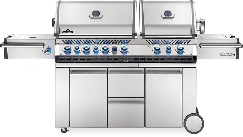 Napoleon PRESTIGE PRO 825RSBI, LP Gas with Power Side Burner, Infrared Rear and Bottom Burners