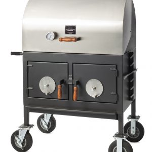 Pitts and Spitts Adjustable Charcoal Grill 24 x 36 (Roll Top)