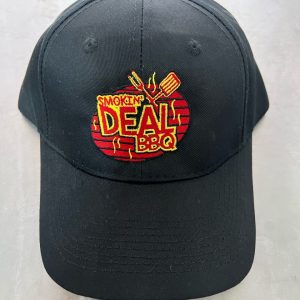 Smokin Deal BBQ Baseball Cap Black
