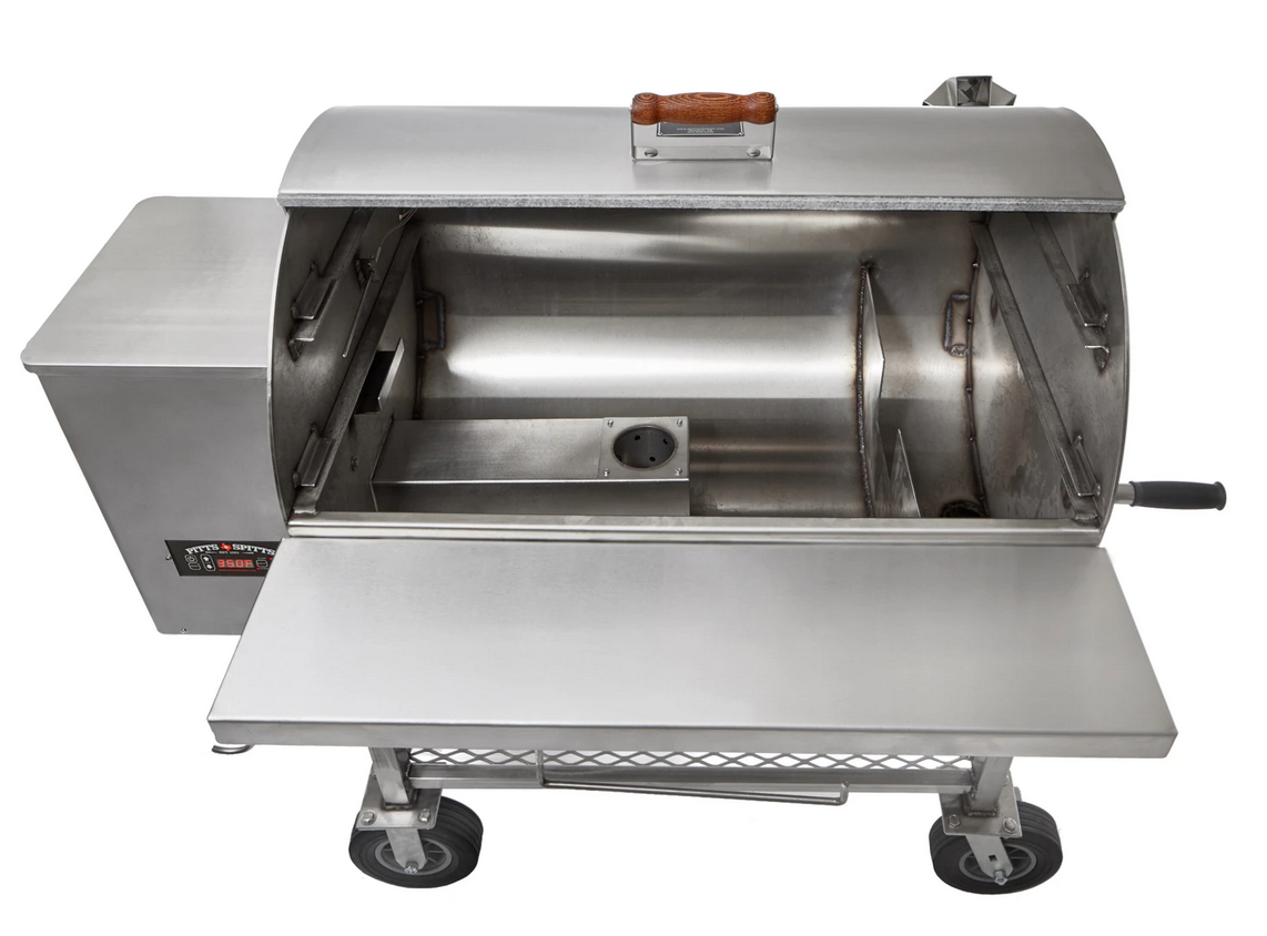 Pitts and Spitts Maverick Stainless Steel 1250 Wood Pellet Grill - Image 2
