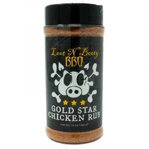 Loot N' Booty - Gold Star Chicken Rub (13 oz.)