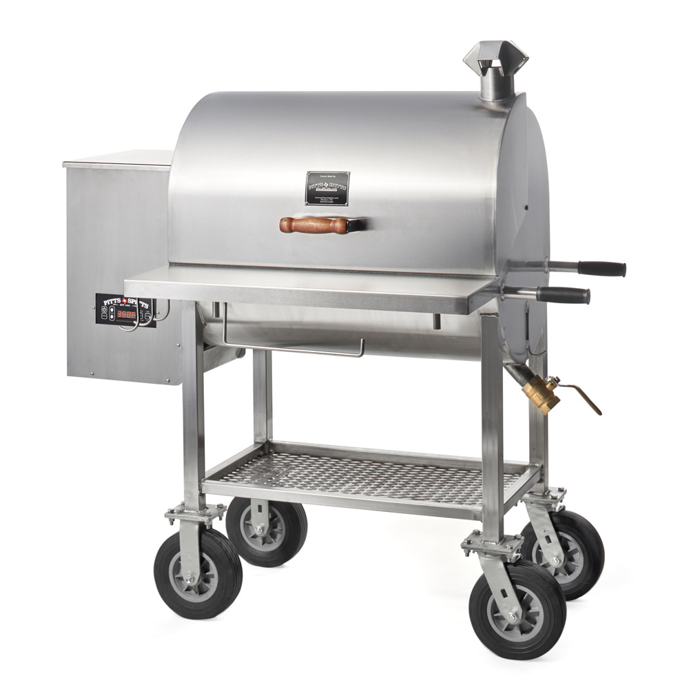 Pitts and Spitts Maverick Stainless Steel 850 Wood Pellet Grill