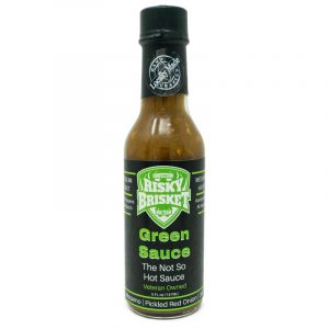 Risky Brisket Not So Hot Sauce - Green 10.5 oz.