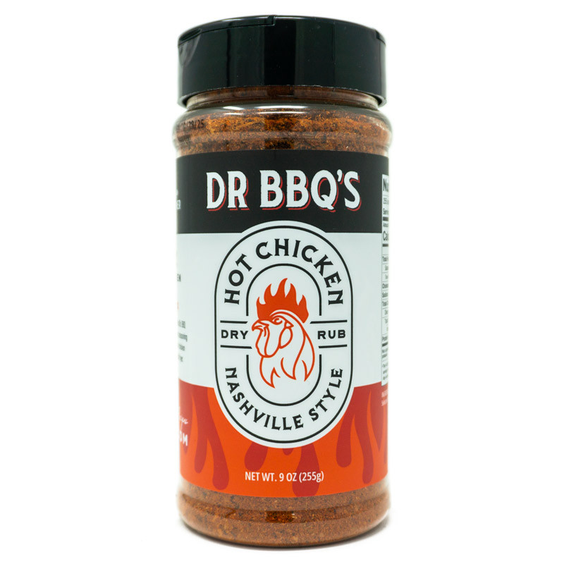 Dr. BBQ's Nashville Hot Chicken Dry Rub - 10 oz.