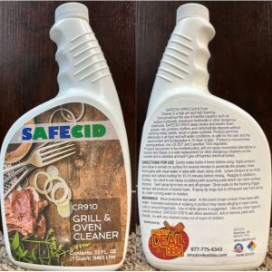 Safecid CR 910 - Grill & Oven Cleaner/Degreaser 32 oz.