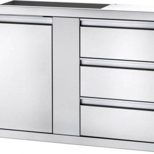 Napoleon 42" x 24" Large Single Door & Triple Drawer