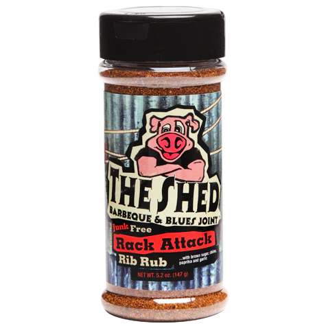 The Shed - Rack Attack Meat Rub 10.2 oz.