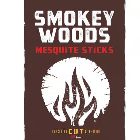 Smokey Woods 8" All Natural Mesquite Cooking Logs 1728 cu in.