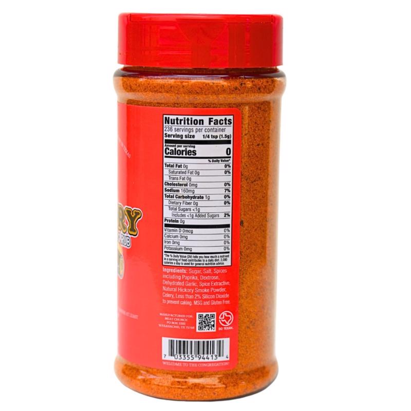 Meat Church All Purpose Hickory Rub - 14 oz. - Image 2